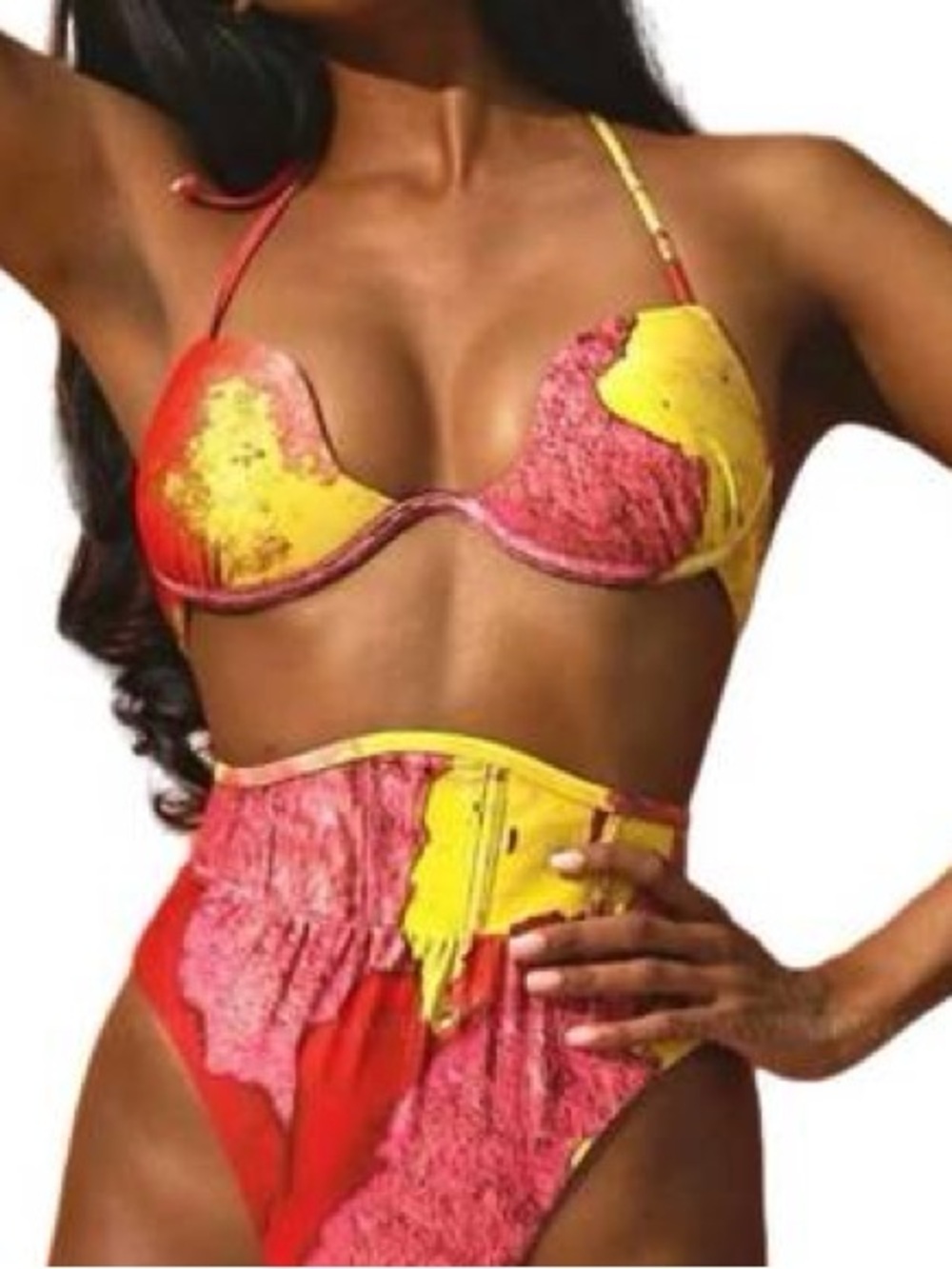 Andrea Iyamah Gura Bikini Top NWT